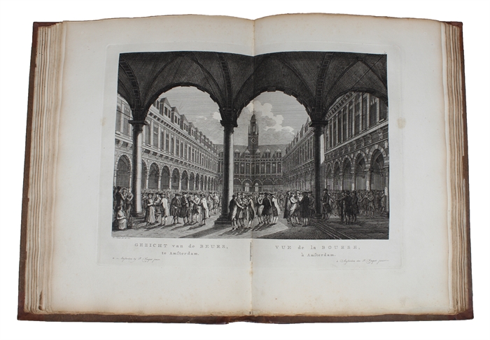 Nieuwe Atlas, van de voornaamste Gebouwen en gezigten der Stad Amsterdam, met derzelver beknopte Beschryvingen. Eerster-Tweede Deel (all).