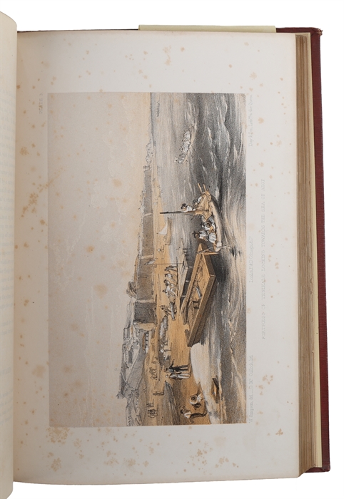 The Campaign in the Crimea: An Historical Sketch. Illustrated by Forty Plates (+ Forty Plates) from Drawings taken on the Spot by William Simpson. (First-) Second Series. 2 vols. London, Colnaghi a. Longman.., 1855-56.