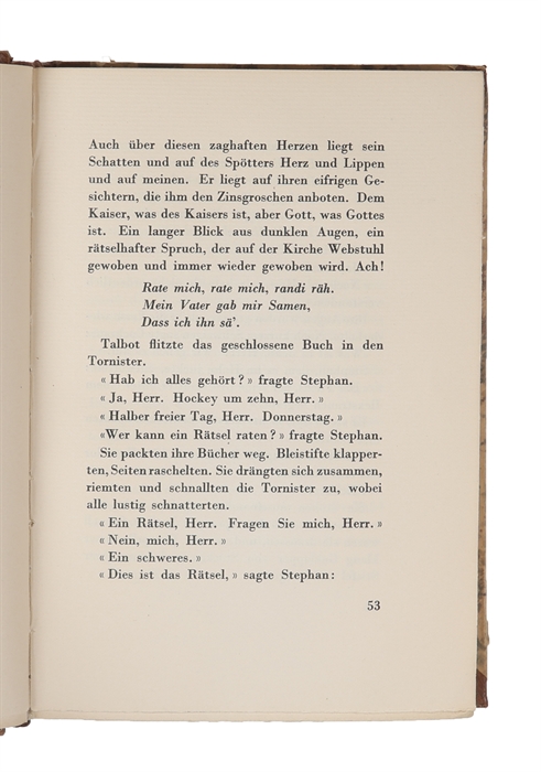 Ulysses. Vom Verfasser geprüfte deutsche Ausgabe von Georg Goyert. 3 Bde.