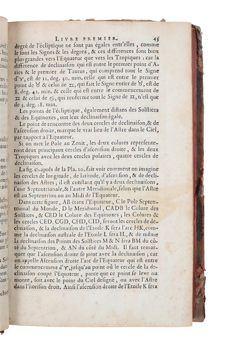 L'Usage des Globes Celeste et Terrestre, et des spheres suivant les differens Systemes du Monde. Précédé d'un Traite de Cosmographie. Quatrieme ed., revue, corrigée et eugmentée.