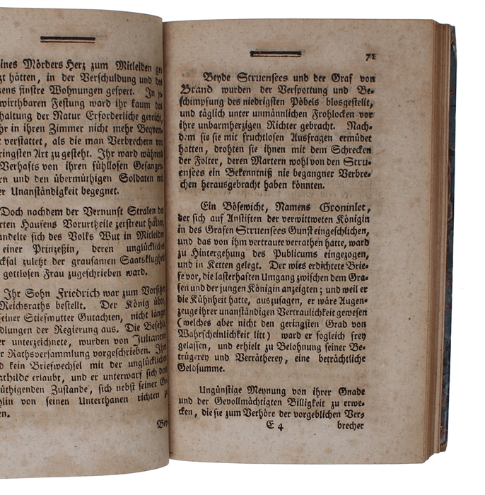 Nachrichten von einer Unglücklichen Königin, nach ihren Briefen, an verschiedne ihrer vornehmen Verwandten und Freundinnen. Aus dem Englischen.