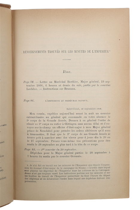 Campagne de Prusse (1806). D'apres les Archives de la Guerre. Prenzlow-Lubeck.