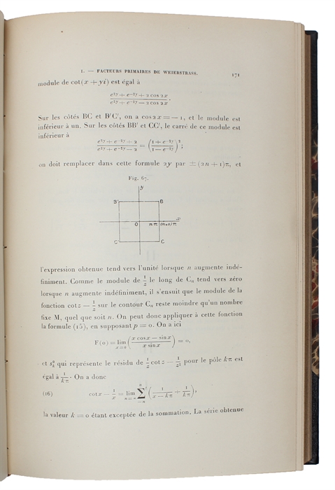 Cours D'Analyse Mathématique. 3 tomes.