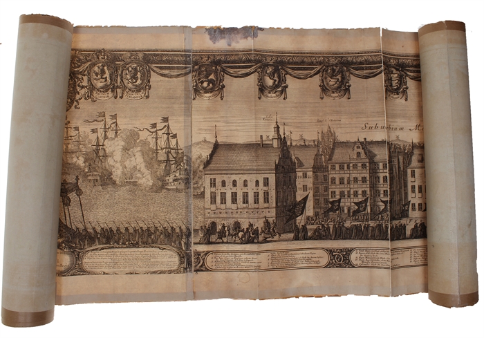 Exequiae Serenissimi ac Potentiss: Principis ac Dni. Domini Caroli Gustavi Suecorum Gothorum et Wandalorum Regis d. 3. Nouemb. 1660 Holmiæ Celebratæ. Accuraté delineauit E.I. Dahlbergh. (The funeral procession of King Carl X Gustav of Sweden).