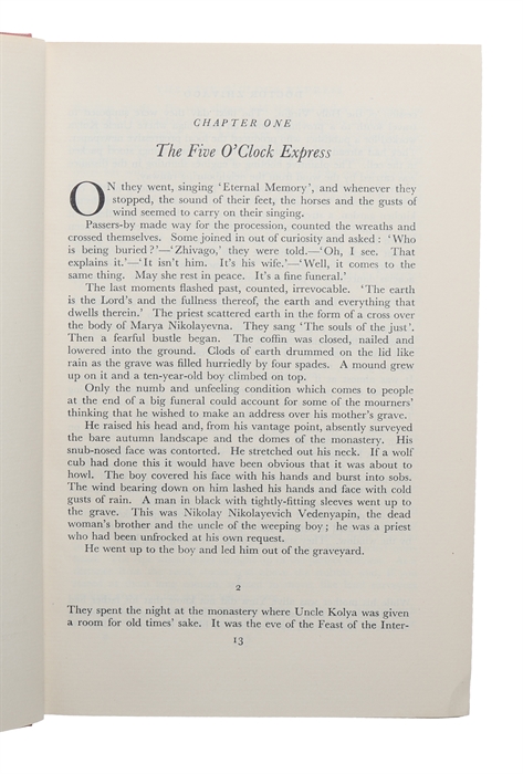 Doctor Zhivago. Translated from the Russian by Max Hayward and Manya Harari.