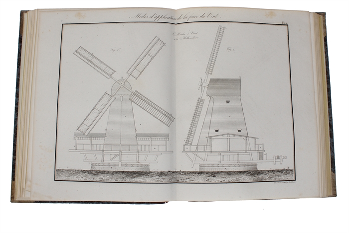 Traité de Méchanique Industrielle, ou exposé de la Science de la Mechanique déduite de L'Experience et de L'Observation; principalement a L'Usage des Manufacturiers et des Artistes; 3 vols. + Planches.