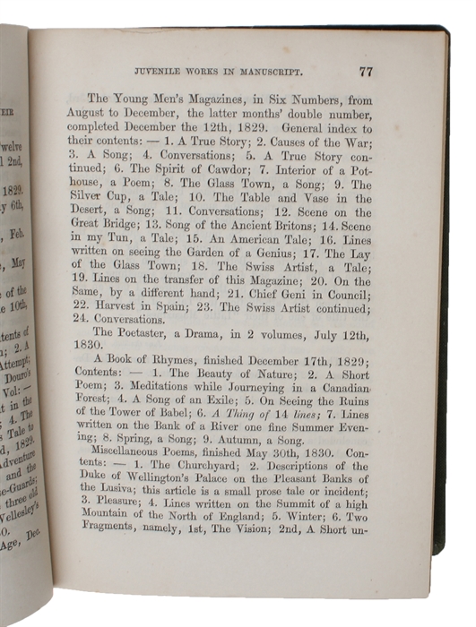 The Life of Charlotte Brontë, Author of "Jane Eyre", "Shirley", "Villette", &c. Copyright Edition. In Two Volumes. 2 Vols.