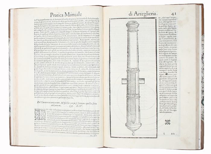 Pratica Manuale di Artigleria....Nuouamente composta & data in luce...All'Illustrissimo, et Eccll. Signor don Carloo D'Aragona, Duca di Terrranuoua, &c.