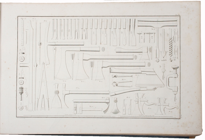 Traité de L'Art de la Charpenterie. [Text volume + plates].