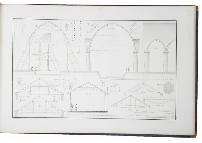 Traité de L'Art de la Charpenterie. [Text volume + plates].