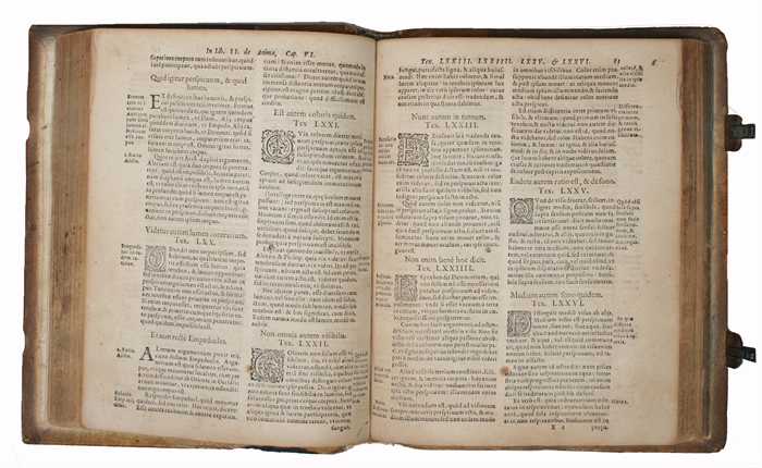 Commentaria unà cum Quaestionibus in tres libros Aristotelis De Anima: Nunc primum in lucem editia.