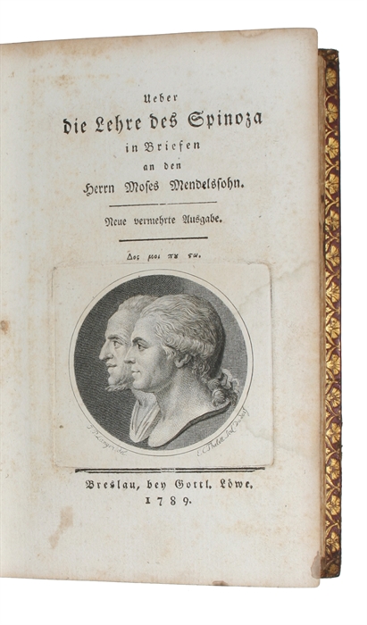 Ueber die Lehre des Spinoza in Briefen an den Herrn Moses Mendelssohn. Neue vermehrte Auflage.