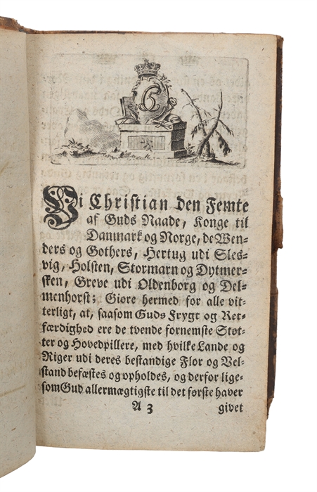 Kong Christian den Femtes Norske Lov paa nÿe oplagt ved Johannes Boppenhausen.