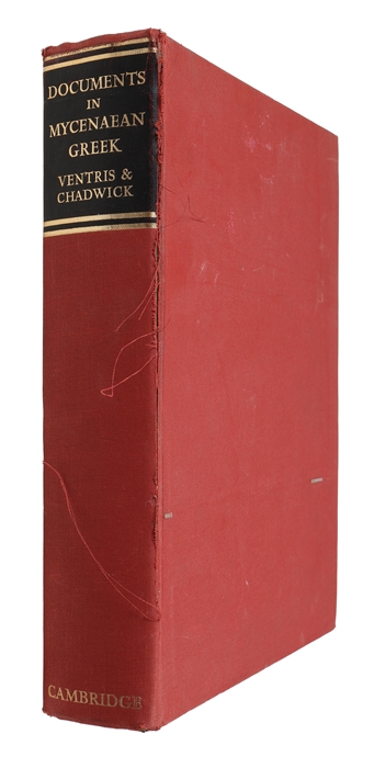 Documents in Mycenaean Greek. Three Hundred Selected Tablets from Knossos, Pylos and Mycenae with Commentary and Vocabulary.