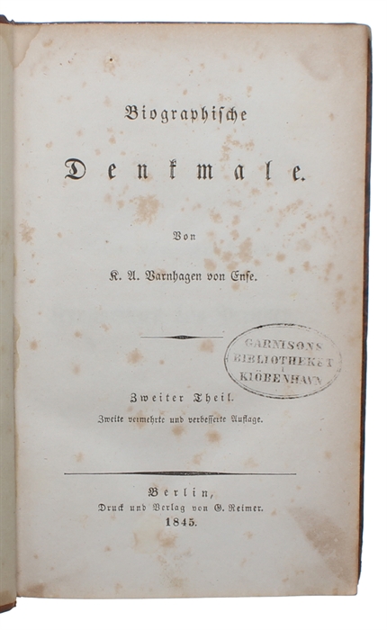 Biographische Denkmale. Zweite vermehrte und verbesserte Auflage. 5 Bde.