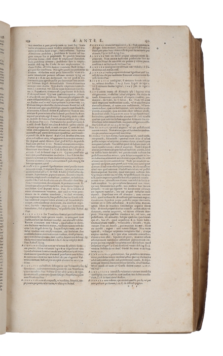Lexicon Iuridicum: Juris Caesarei Simul, Et Canonici: Feudalis Item, Civilis, Criminalis, Theoretici, Ac Practici: & in Schola, & in Foro Usitatarum, Ac Tum ex Ipso Juris Utriusque Corpore, Tum ex Doctoribus & Glossis, Tam Veteribus, Quam Recentioribu...