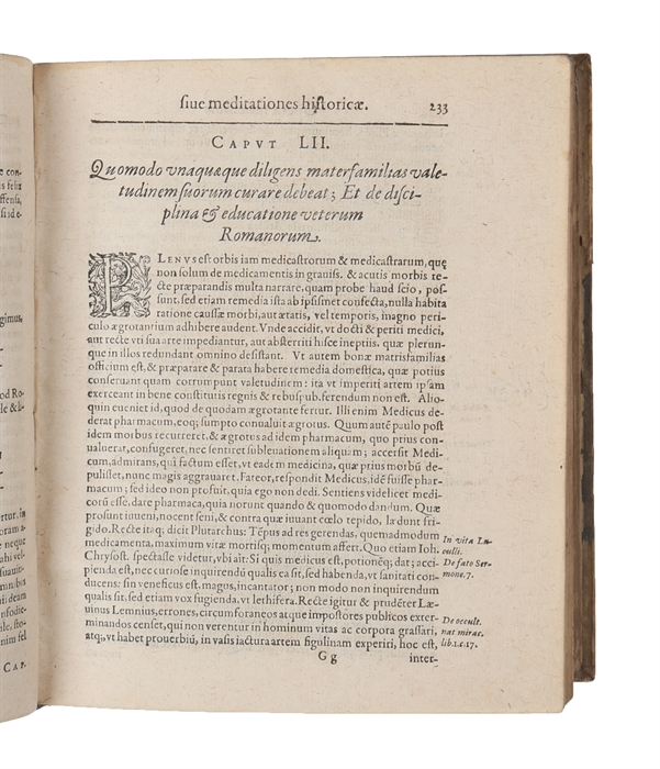 Operae Horarum Subcisiuaru, sive Meditationes Historicae, Auctiores quam antea editae. Continentes accuratum delectum memorabilium Historiarum... Centuria Prima - (Altera).