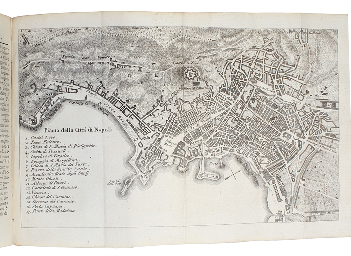 Itinerario Istruttivo da Roma a Napoli Ovvero Descrizione generale de' più insigni Monumenti antichi e moderni e delle Opere più rimarchevoli di pittura, scultura, ed architettura di questa celebre città e delle sue vicinanze. Terza edizione Corrett...