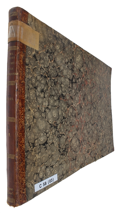 Traité de L'Art de la Charpenterie. Tome Premier (of 2) + Atlas de 59 Planches pour le Tome Premier.