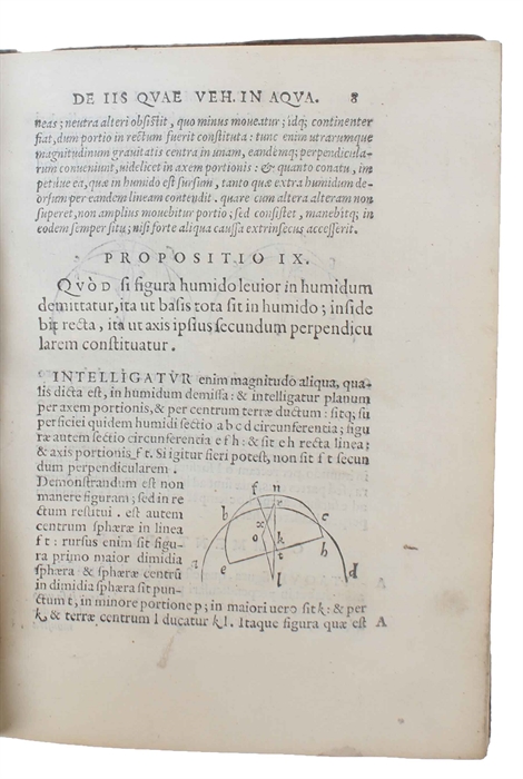 De iis quae vehuntur in Aqua Libri Duo. A’ Federico Commandino Urbinate in pristinum nitorem restituti, et commentariis illustrati.