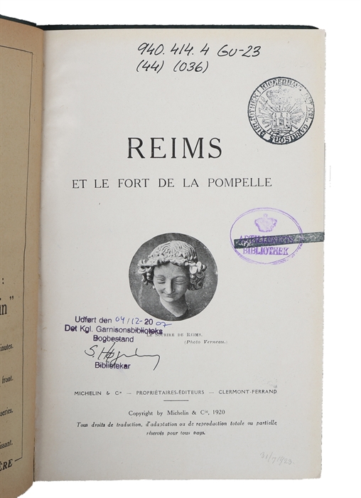 Guides illustres Michelin des Champs de Bataille.