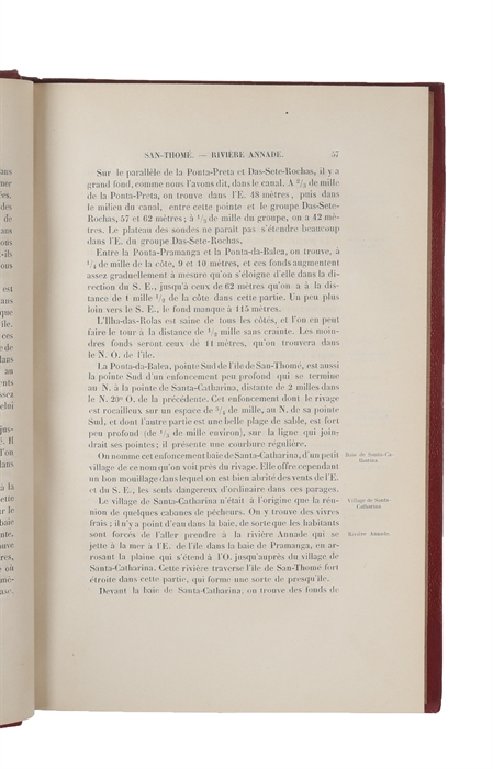 Manuel de la Navigation a la Cote occidentale d'Afrique. 3 Vols. + Atlasvol. (Vues de Côtes).