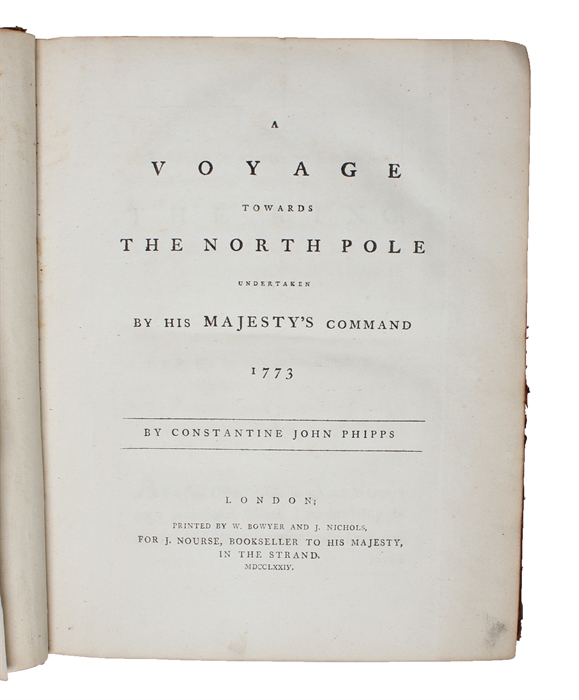 A Voyage towards the North Pole undertaken by His Majesty's Command 1773.