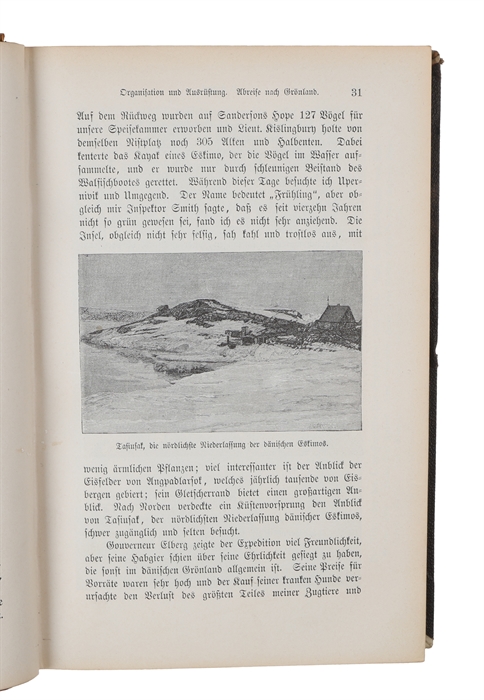 Drei Jahre im hohen Norden. Die Lady Franklin=Bai=Expedition in den Jahren 1881-1884. Einzig autorisierte deutsche Ausgabe. Aus dem Englischen von Reinhold Teuscher. Mit zahlreichen Illustrationen, nebst Karten und Plänen.