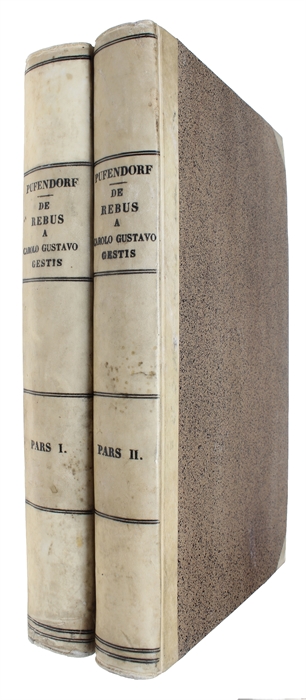 De Rebus a Carolo Gustavo Sveciae Rege Gestis commentariorum libri septem. Elegantissimis Tabulis aeneis exornati cum triplici Indice. (2 Parts).