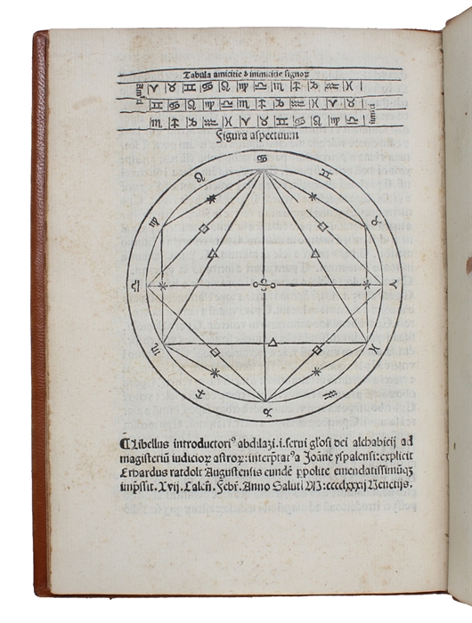 Libellus isagogicus... Interpretationum a Johannes Hispalensis. [Al-madkhal... i.e. Introduction to the Art of Astrology. Translated by Johannes Hispalensis].
