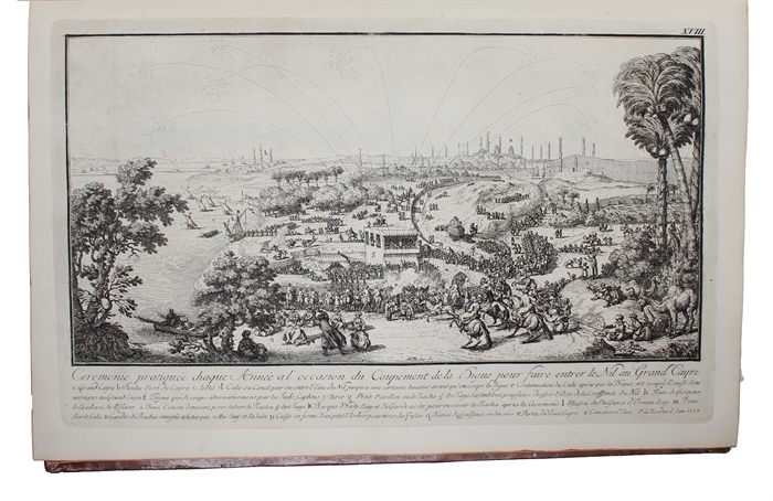 Voyage d'Egypte et de Nubie, par mr. Frederic Louïs Norden, capitaine des Vaisseaux du Roi. Ouvrage enrichie de Cartes & De Figures dessinées sur les lieux, par l'Auteur même. 2 Vols. (Text and Plates)