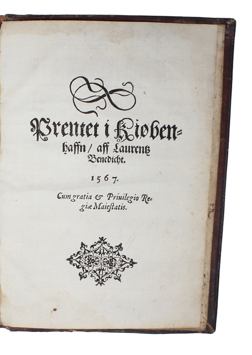 Omfattende: 1. Stormectigste, Høyborne Førstis.... Christians den Tredie... Recess, Offuerseet, oc met ny Article forbedrit, Paa Koldinghuss, Aar... M.D. LVIII. - 2. Konning Frederich den Andens Haandfæstning, vdgiffuen, Aar effter Guds Byrd, M.D.LIX.....