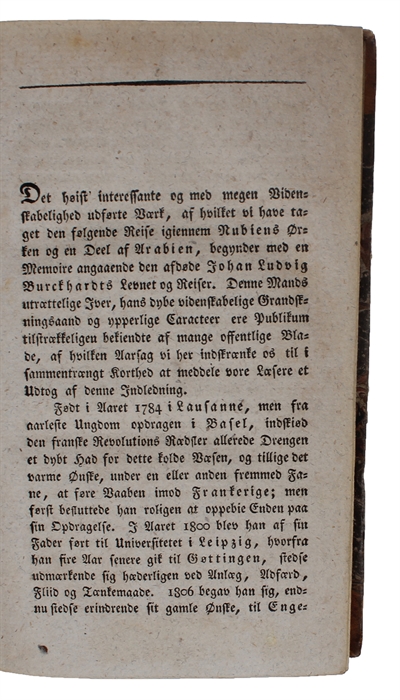 Reiser i Nubien og Arabien. Udgivne ved Selskabet til Fremme for Opdagelser i det Indre Afrika. Oversatte efter det ethnographiske Archiv ved N.T. Bruun.