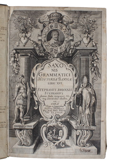 Historiæ Danicæ Libri XVI. Stephanus Iohannis Stephanius summo Studio recognovit, Notis uberioribus illustravit. 2 Dele.
