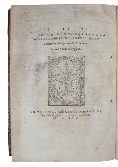 Historia delle Genti et della Natura delle cose settentrionali. Da Olao Magno Gotho Arcivescovo di Upsala nel Regno di Suezia e Gozia, descritta in XXII Libri. Nuoamente tradotta in lingua Toscana. Opera molto diletteuole per le varie & mirabili cose, ...