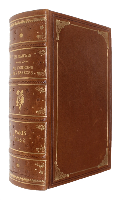 De L'Origine des Espèces ou des Lois du Progrès chez les Étres organisés par Ch. Darwin. Traduit en francais sur le troisieme Édition avec l'autorisation de l'Auteur par Mlle Clémence-Auguste Royer. Avec une Preface et des Notes du Traducteur.