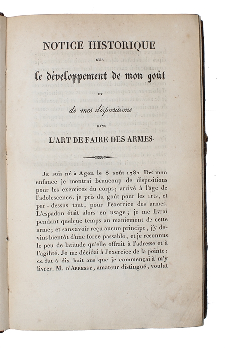 Traité de L'Art de faire des Armes. Nouvelle Édition, corrigée.