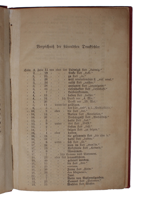 Der 18the Brumaire des Louis Napoleon [in: Die Revolution, eine Zeitschrift in zwanglosen Heften. Herausgegeben von J. Weydemeyer. Erstes Heft].