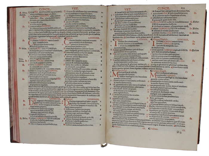 (Quincuplex Psalterium - Parts 4 & 5, consisting in the entire Psalterium Vetus & Psalterium Conciliatum).