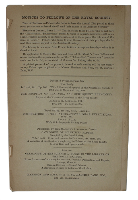 Co-relations and their measurement, chiefly from anthropometric data.