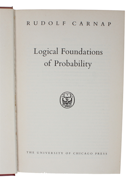 Logical Foundations of Probability.