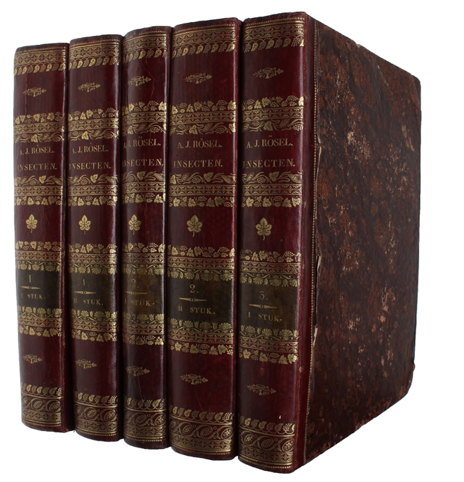De Natuurlyke Historie der Insecten. 5 vols.
