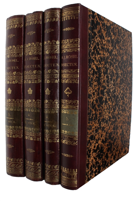 De Natuurlyke Historie der Insecten. 5 vols.