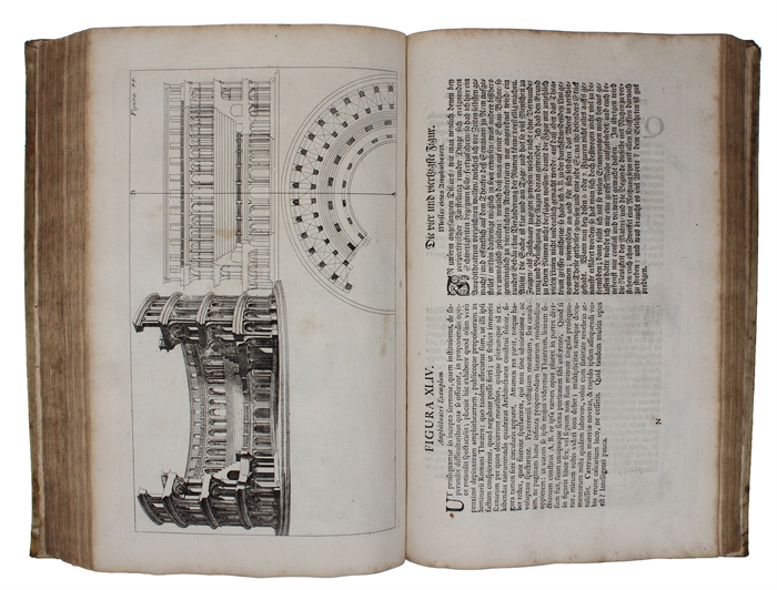 Perspectivae pictorum atque Architectorum / Der Mahler und Baumeister Perspectiv. 2 parts.