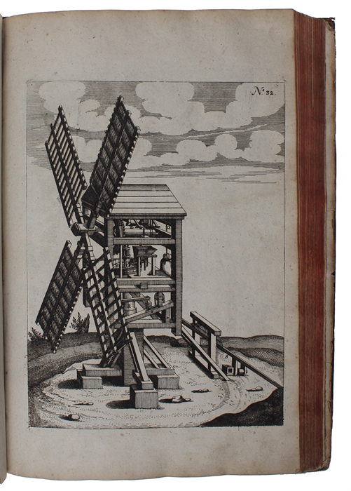 Architectura civilis, oder Beschreibung und Vorreissung vieler vornehmer Dachwerk [...]. 2 parts. (+) Theatrum Machinarum Novum.