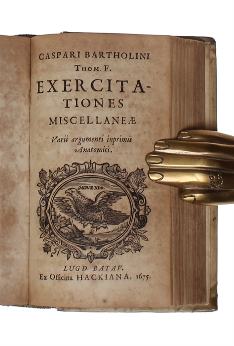 De Insolitis Partus Humani [Th. Bartholin] (+) Mindani Equitis Observationes Anatomicae [Vesling] (+) De Morbis Biblicis [Th. Bartholin] (+) Exercitationes Miscellaneae [Caspar Bartholin] (+)  Paralytici N.T. Medico et Philologico [Th. Bartholin].