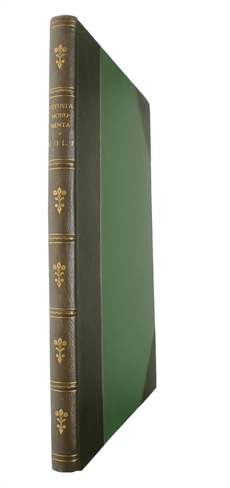 Vetusta monumenta quae ad Rerum Britanicarum memoriam conservandam Societas Antiquariorum Londini sumptu suo edenda curavit. 5 vols. (Vol. 1-5, out of 7).