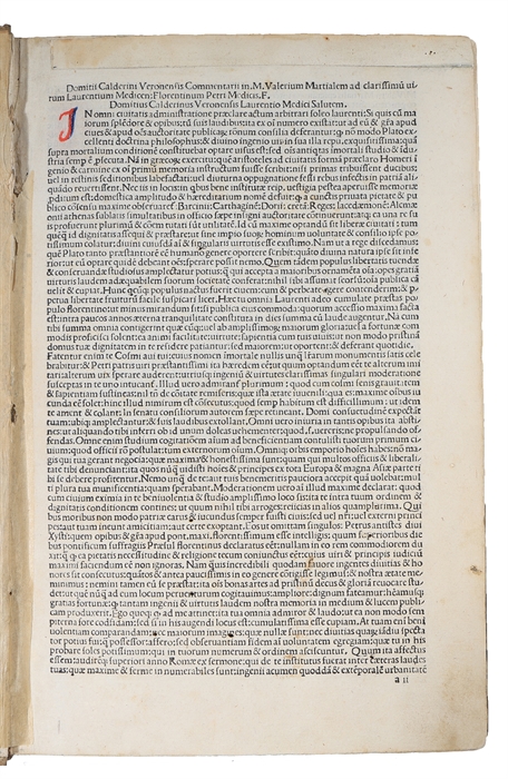 Epigrammata. Cum Domitii Calderini commentariis. 