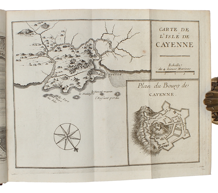 Nouvelle relation de la France equinoxale, contenant la description des côtes de la Guiane.