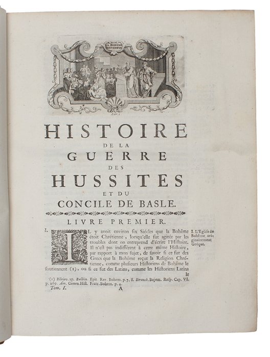 Histoire de la guerre des Hussites et du Concile de Basle. 2 vols. 